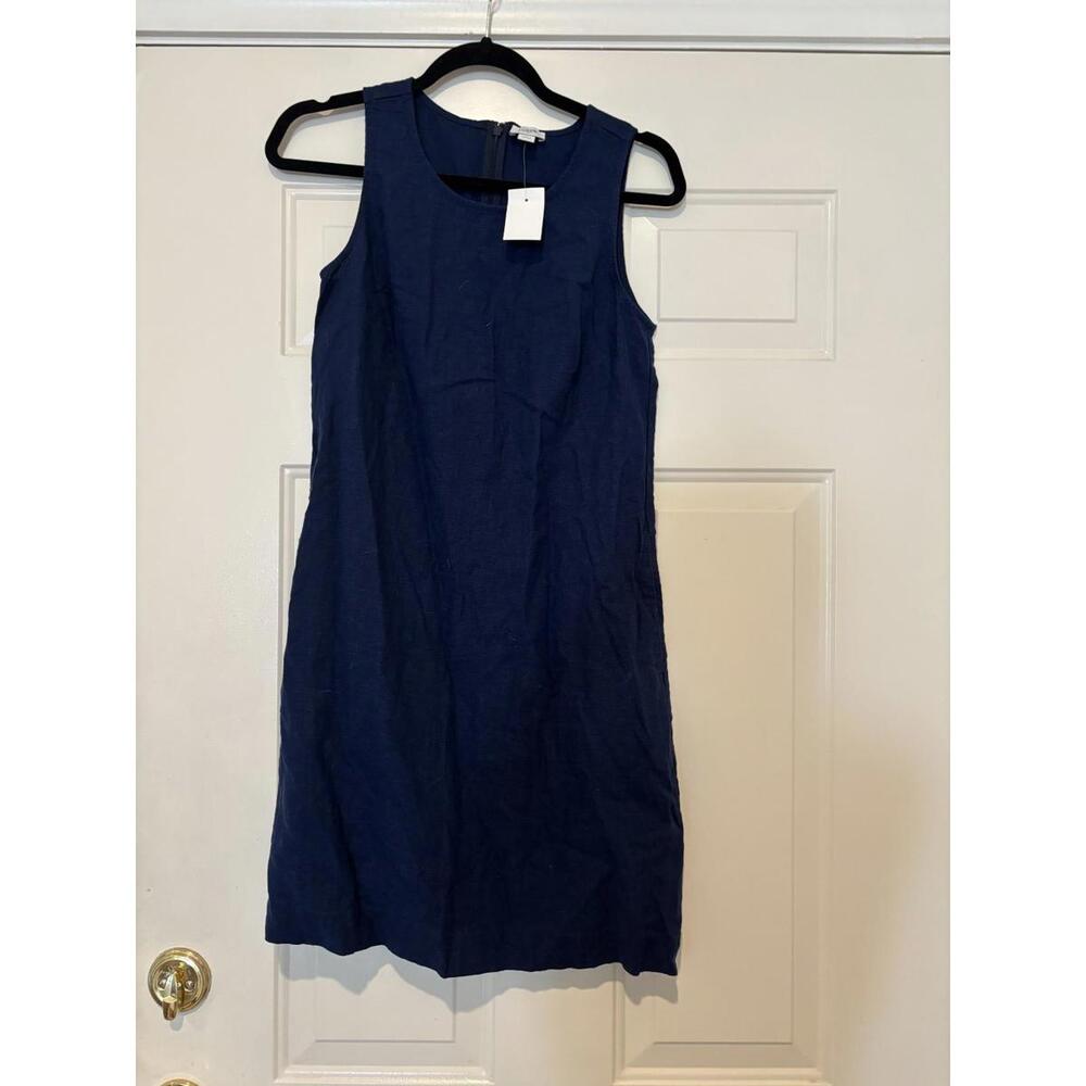 Women's sz O J Crew blue cotton dress new with‎ tags #603